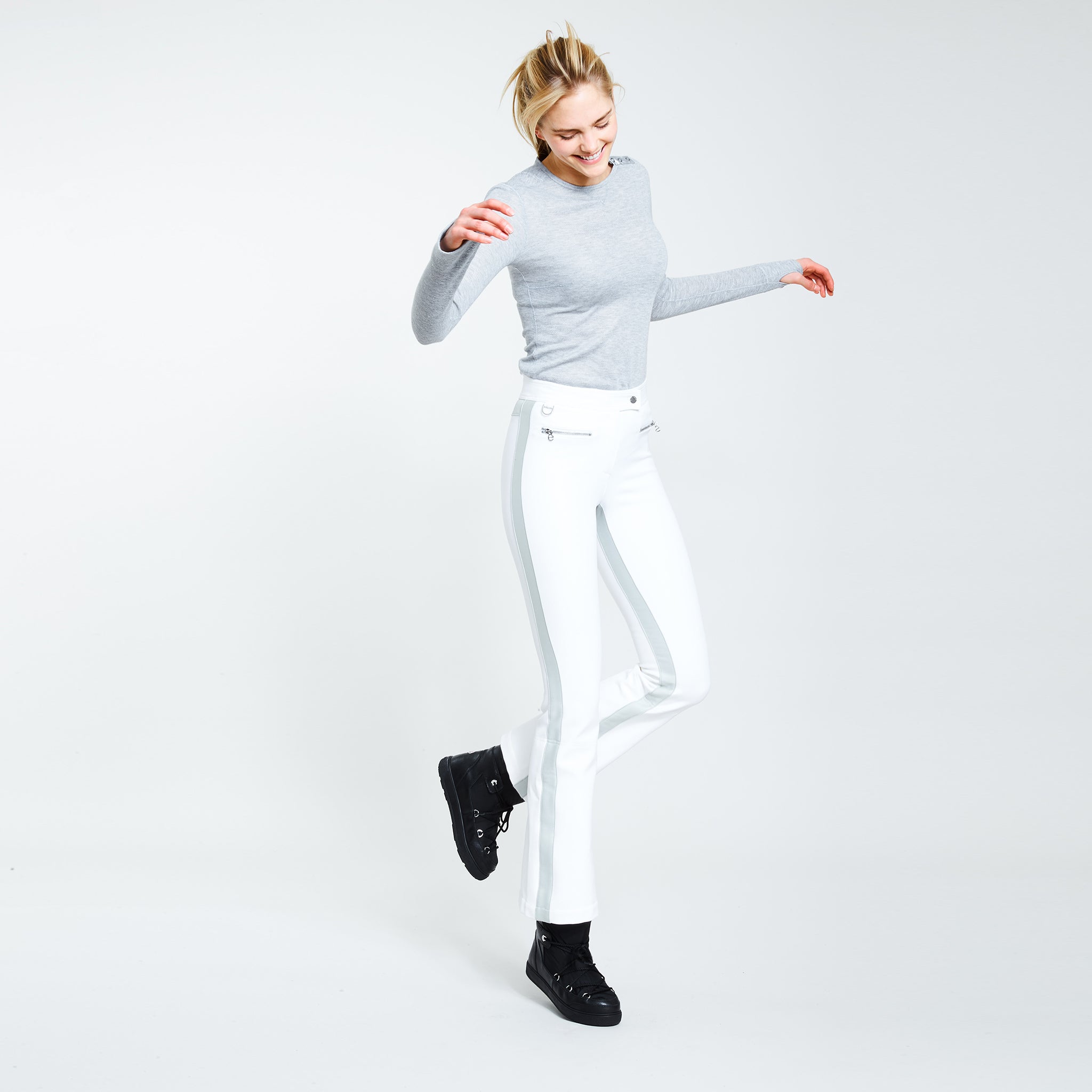 Phia Boot Leg Pant in Eco Racer