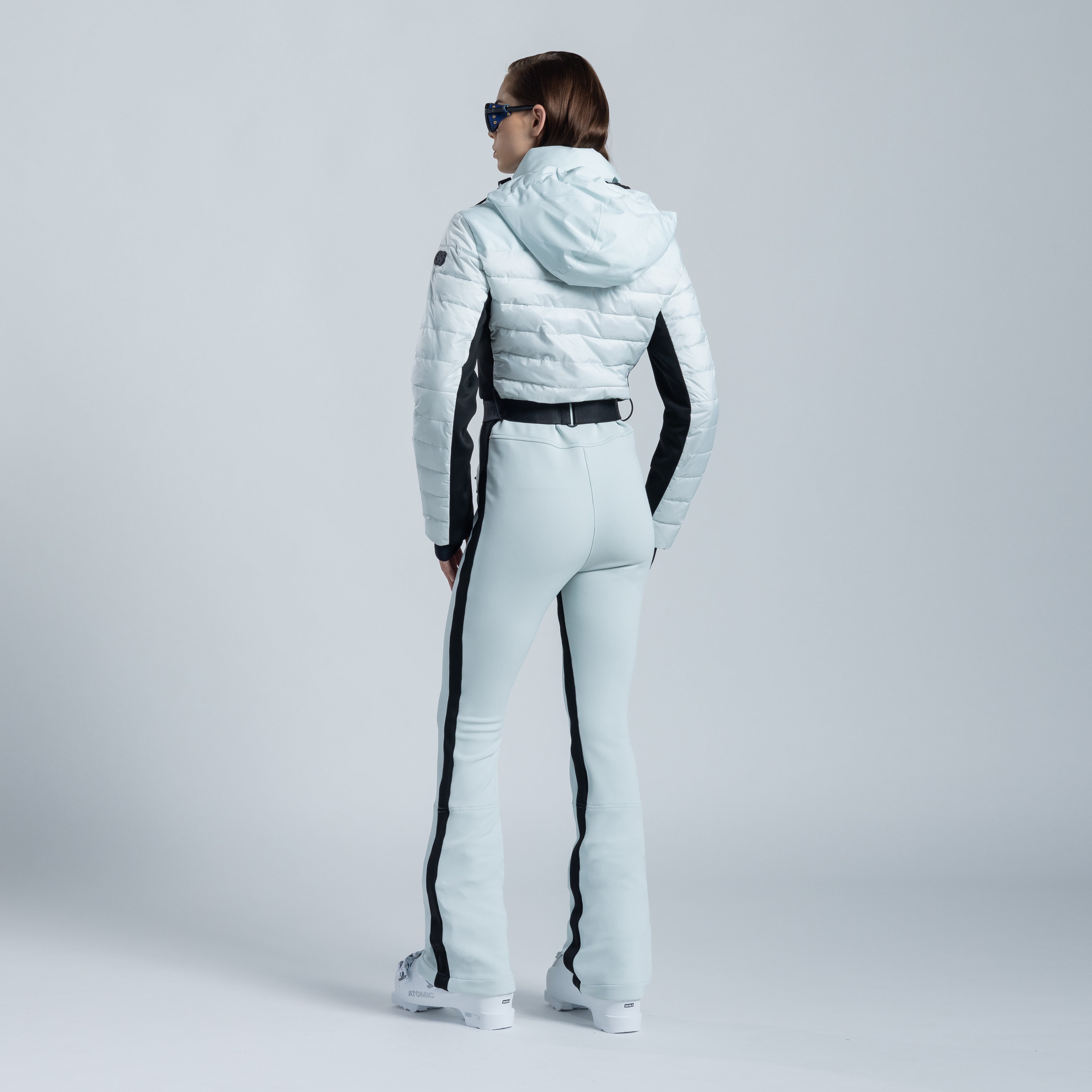 Erin Snow Eco Sporty Luna Ski Suit size 8 HoodevcPrimaLoft Waterproof NWT