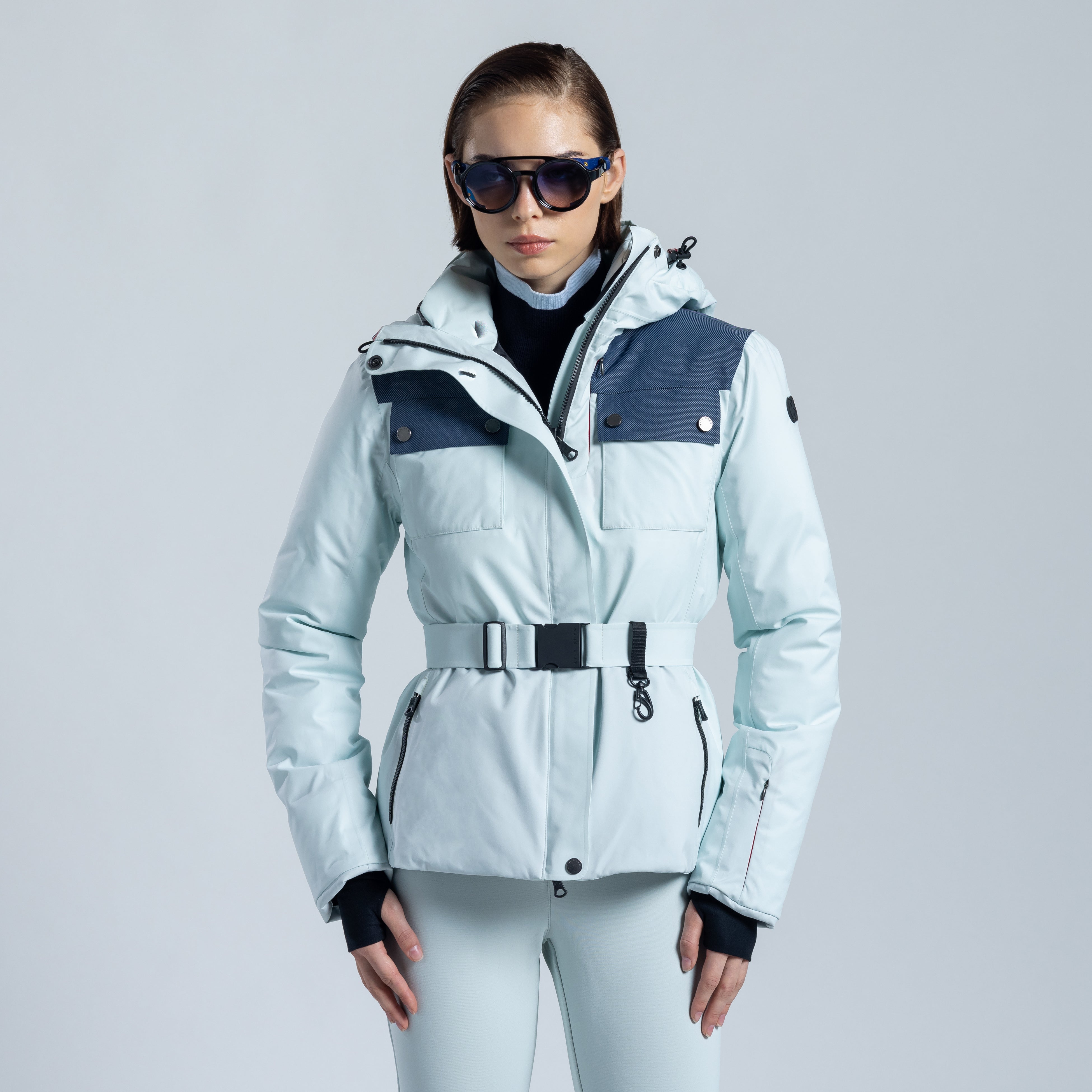 TOPSHOP SNO WHITE Ski Jacket, Waterproof, Fur Hood size 14 (fits