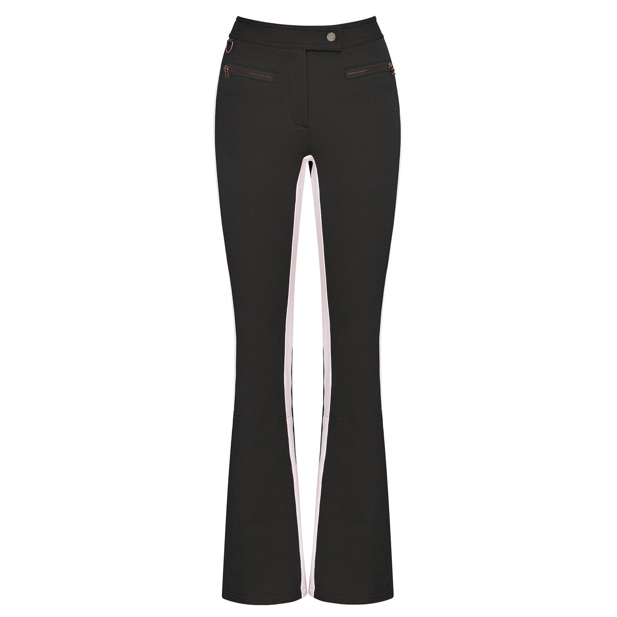 Erin outlet Snow Black Merino Wool Front Peri Pants